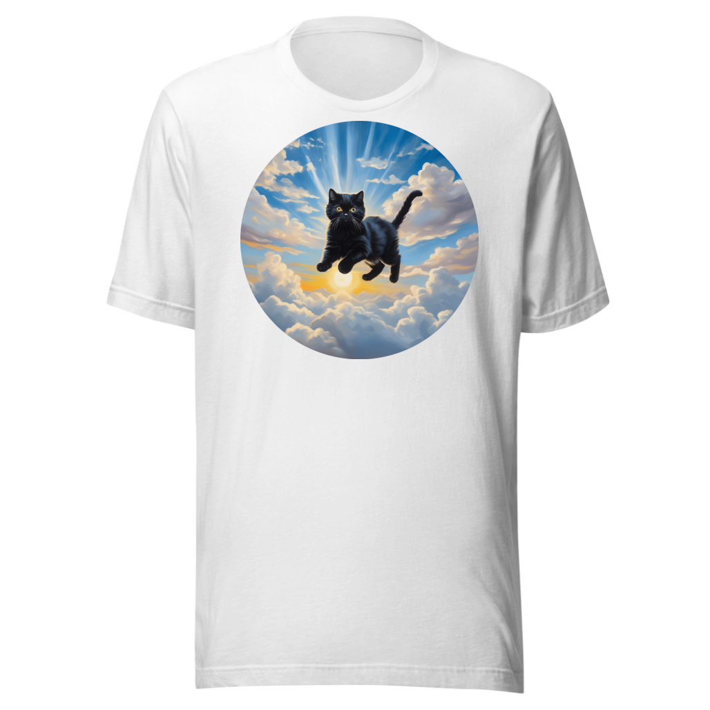PugMug Custom Black Scottish Fold Cat T-Shirt