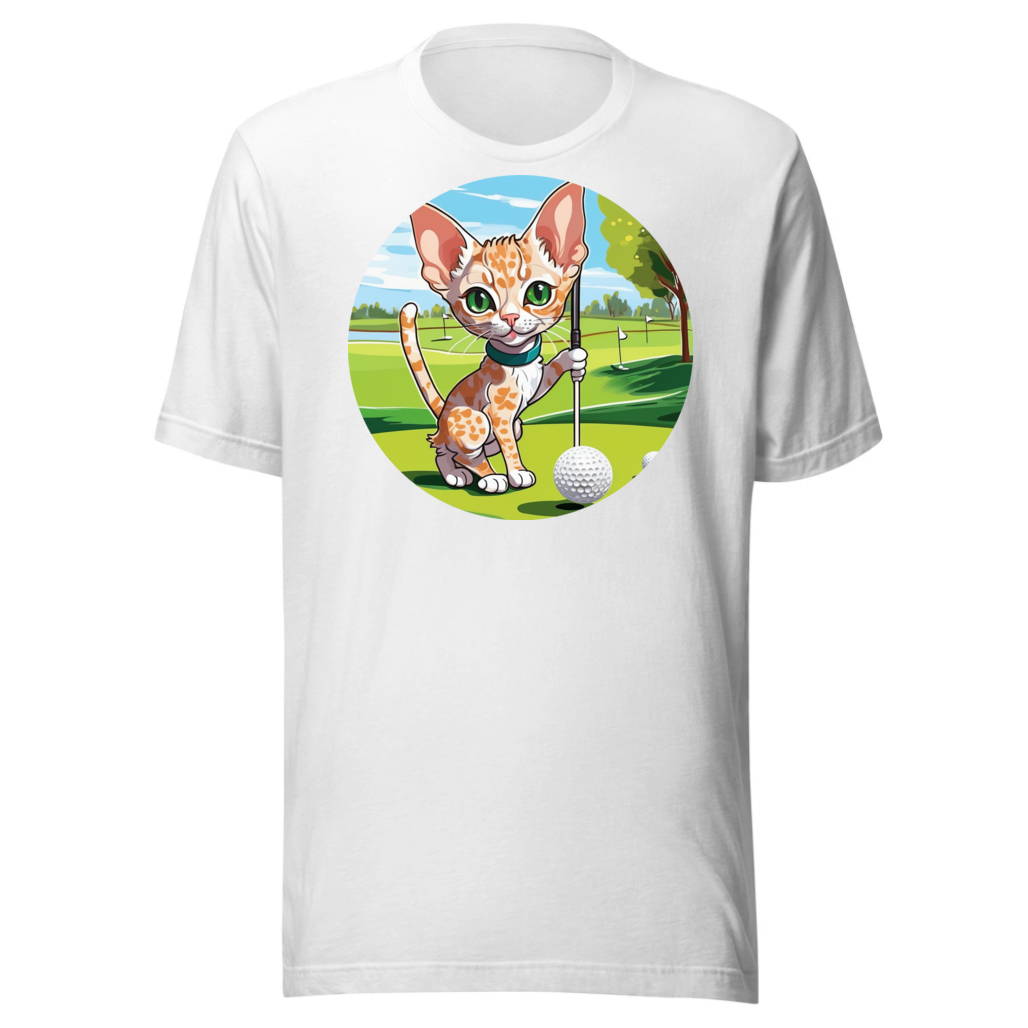 PugMug Custom Tabby Devon Rex Cat T-Shirt