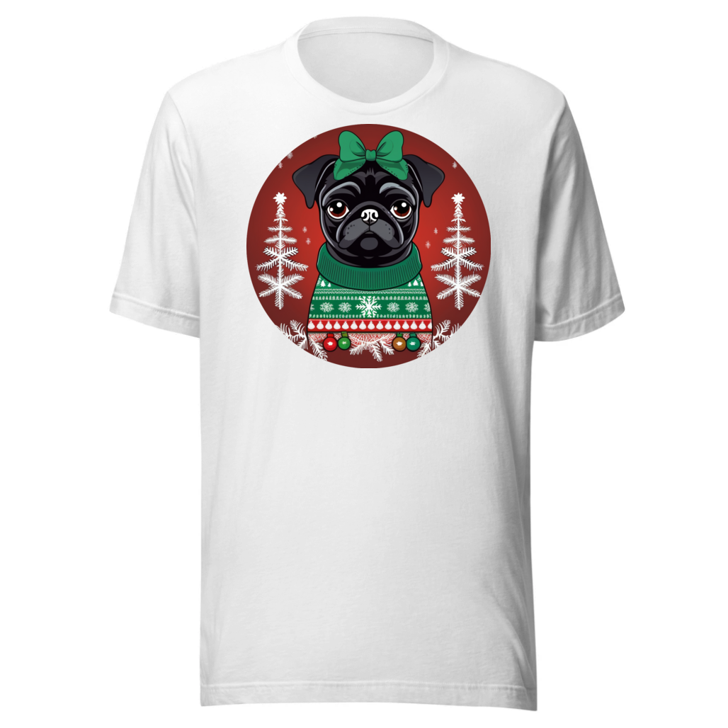 PugMug Custom Black Pug T-Shirt