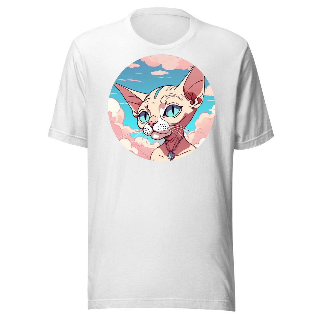 PugMug Custom Tabby Sphynx Cat T-Shirt