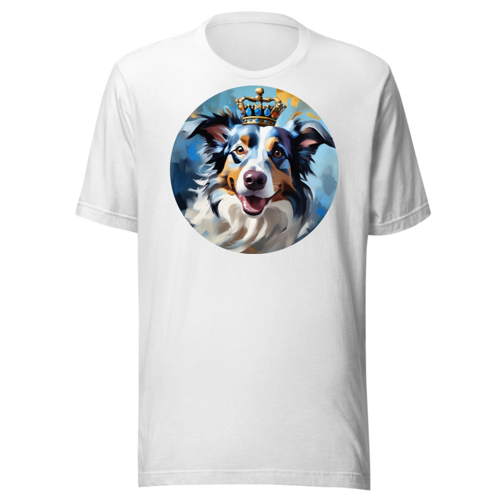 PugMug Custom Blue Merle Border Collie T-Shirt
