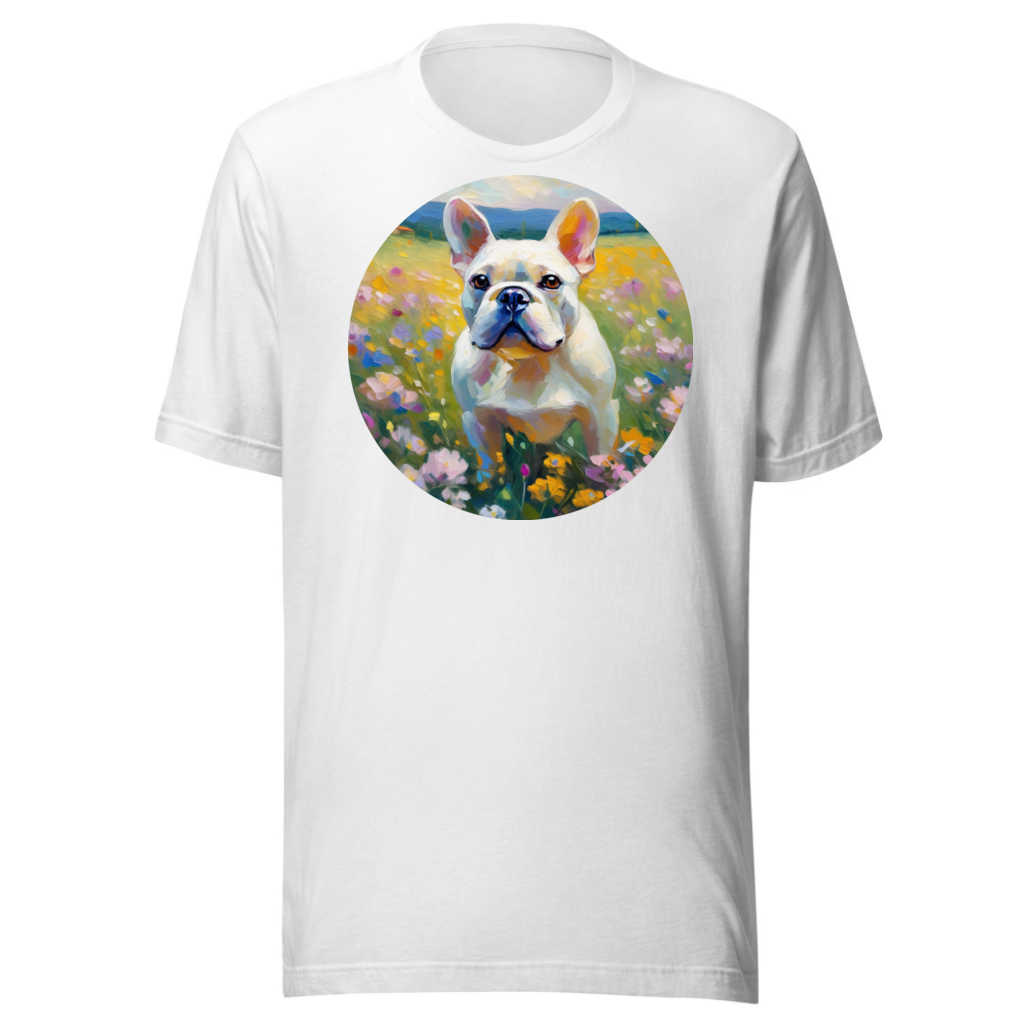 PugMug Custom White French Bulldog T-Shirt