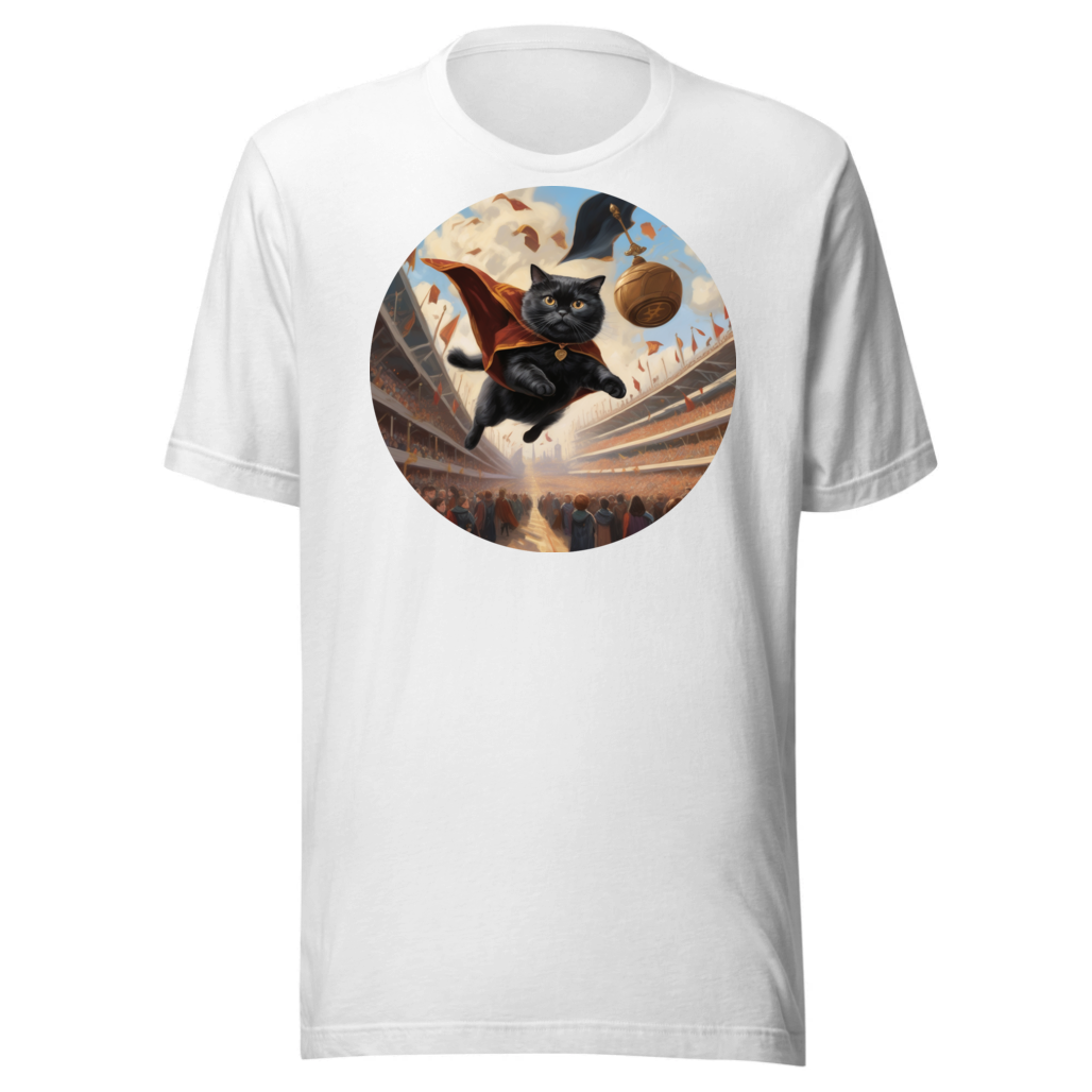 PugMug Custom Black Scottish Fold Cat T-Shirt