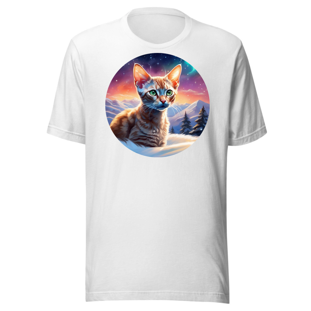PugMug Custom Tabby Devon Rex Cat T-Shirt