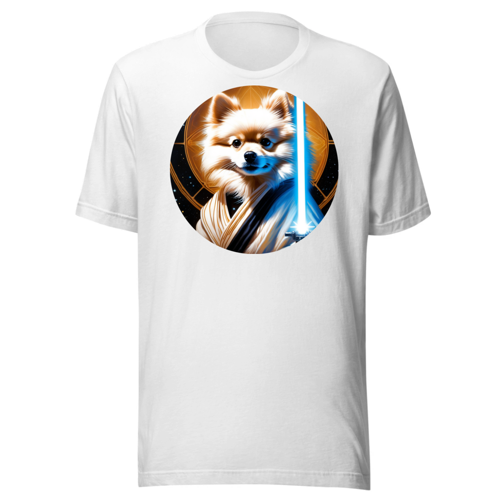 PugMug Custom White Pomeranian T-Shirt
