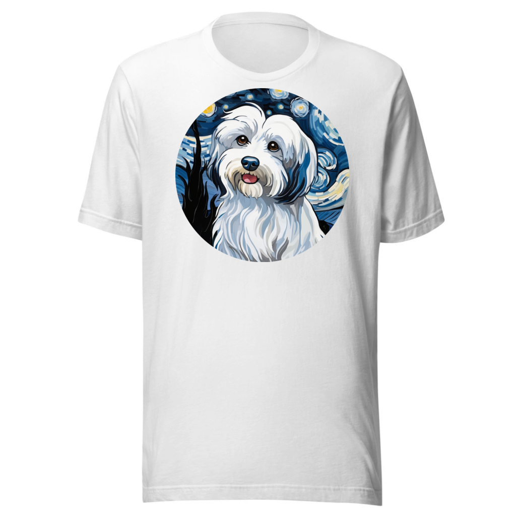 PugMug Custom Black-and-white Havanese Dog T-Shirt