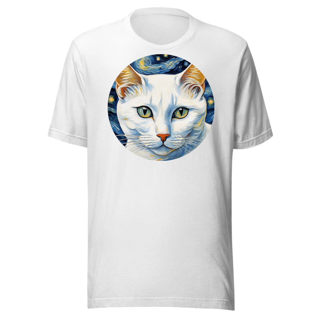 PugMug Custom White American Shorthair Cat T-Shirt