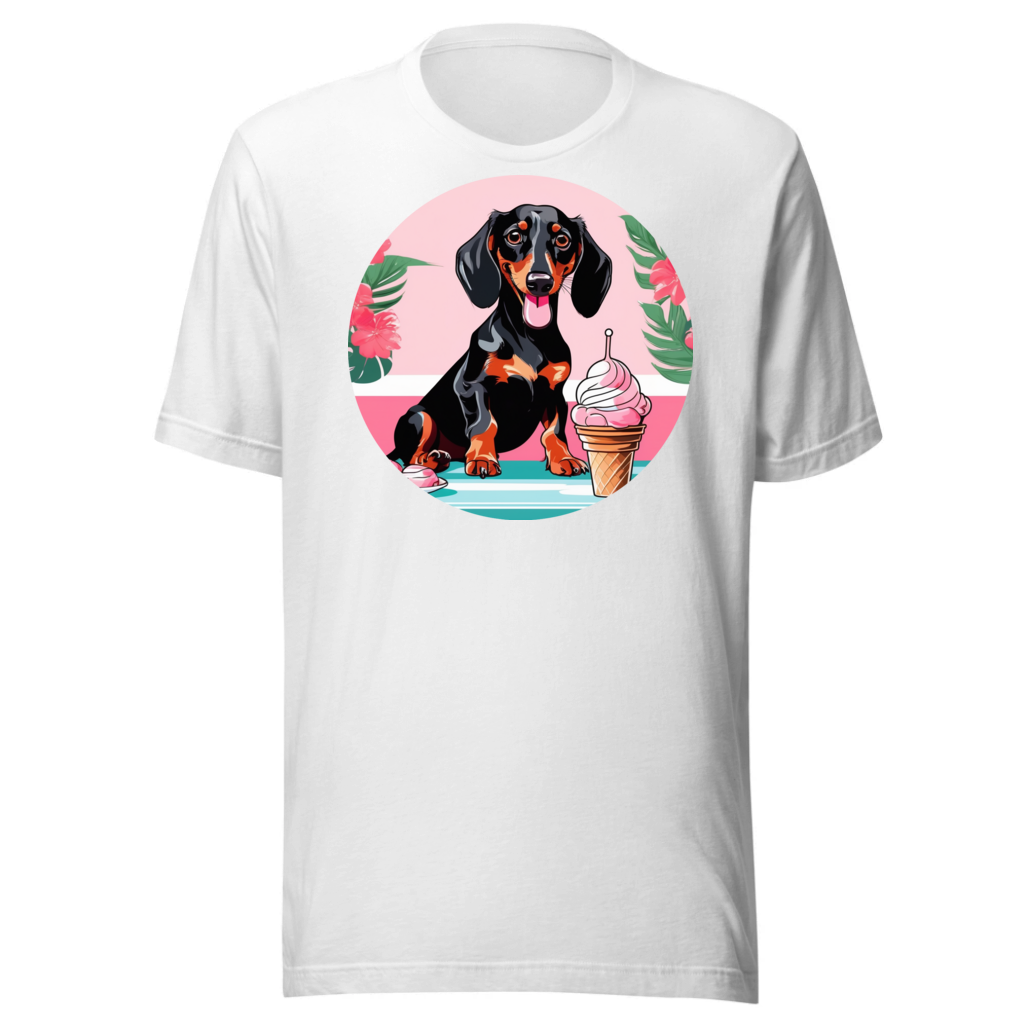 PugMug Custom Black Dachshund T-Shirt