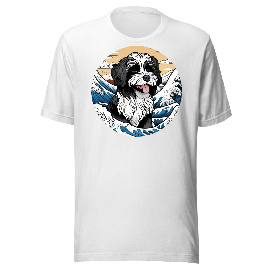 PugMug Custom Black-and-white Havanese Dog T-Shirt