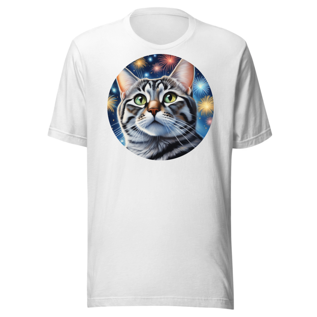 PugMug Custom Tabby American Shorthair Cat T-Shirt