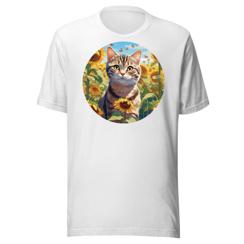 PugMug Custom Tabby Scottish Fold Cat T-Shirt