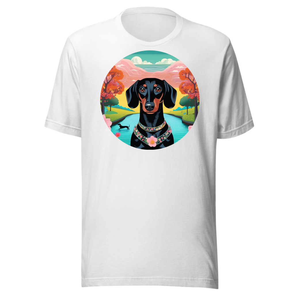 PugMug Custom Black Dachshund T-Shirt