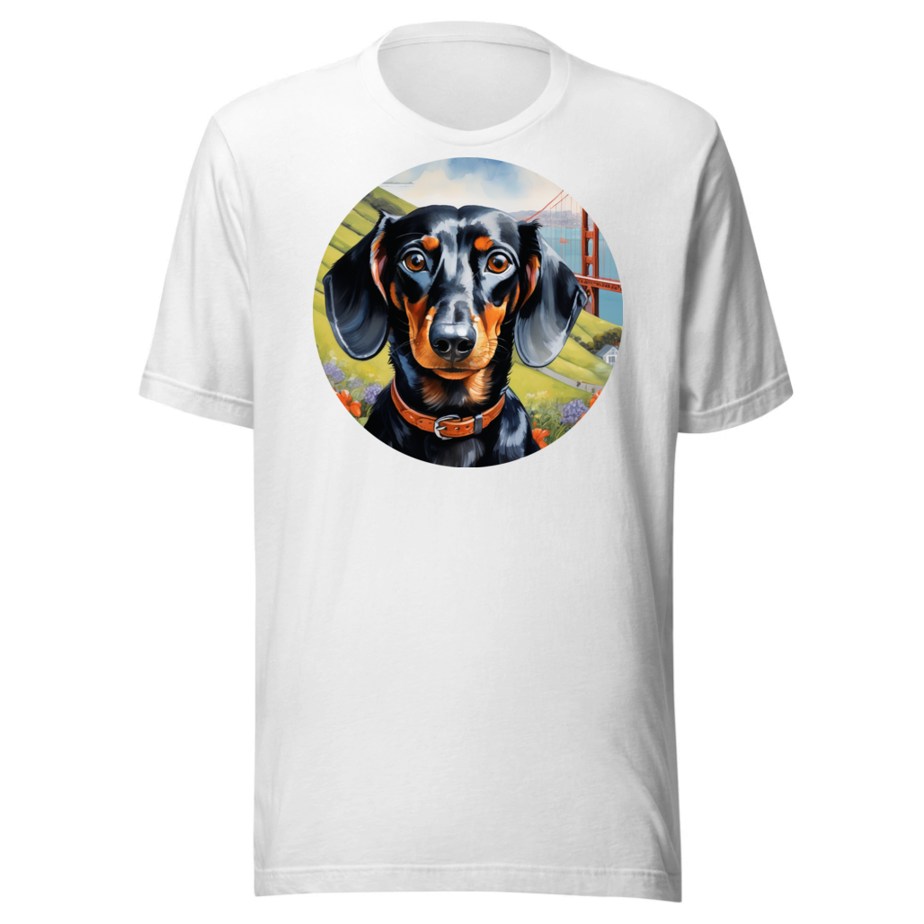 PugMug Custom Black Dachshund T-Shirt