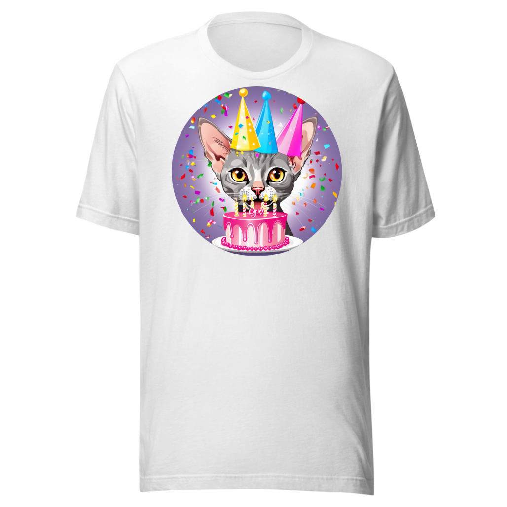 PugMug Custom Tabby Devon Rex Cat T-Shirt