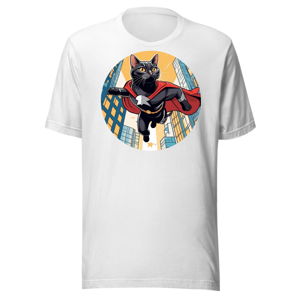 PugMug Custom Black American Shorthair Cat T-Shirt
