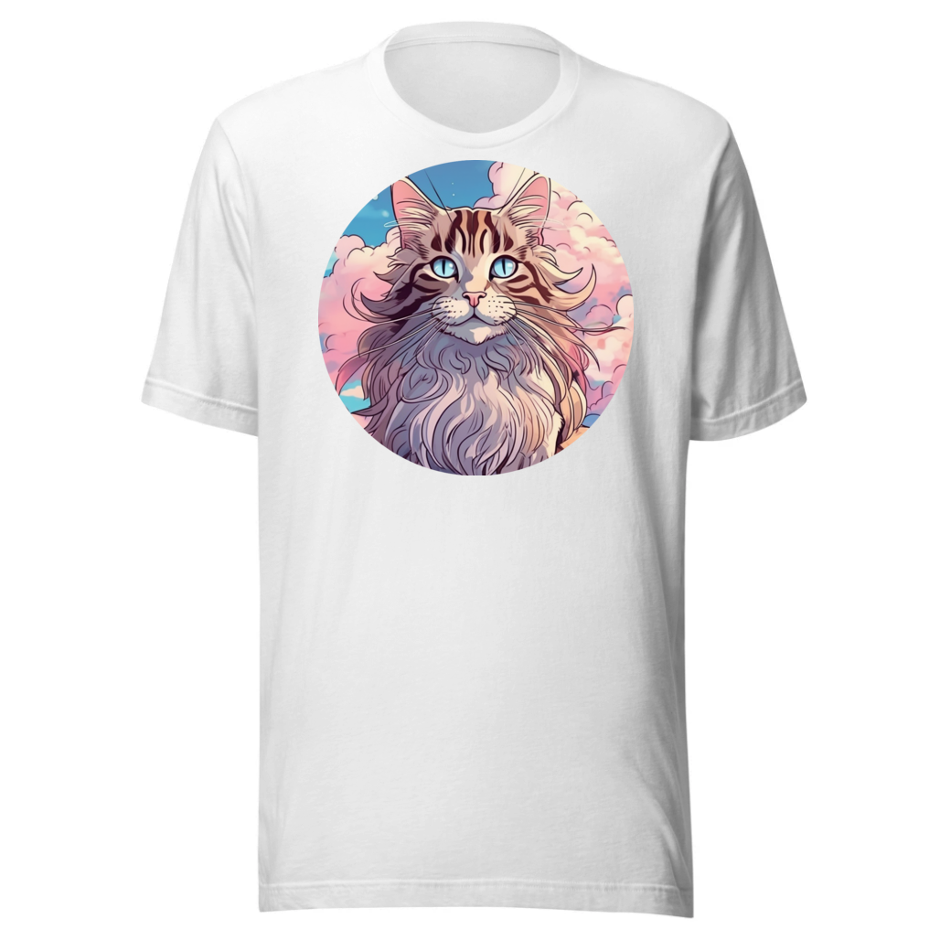 PugMug Custom Tabby Maine Coon Cat T-Shirt