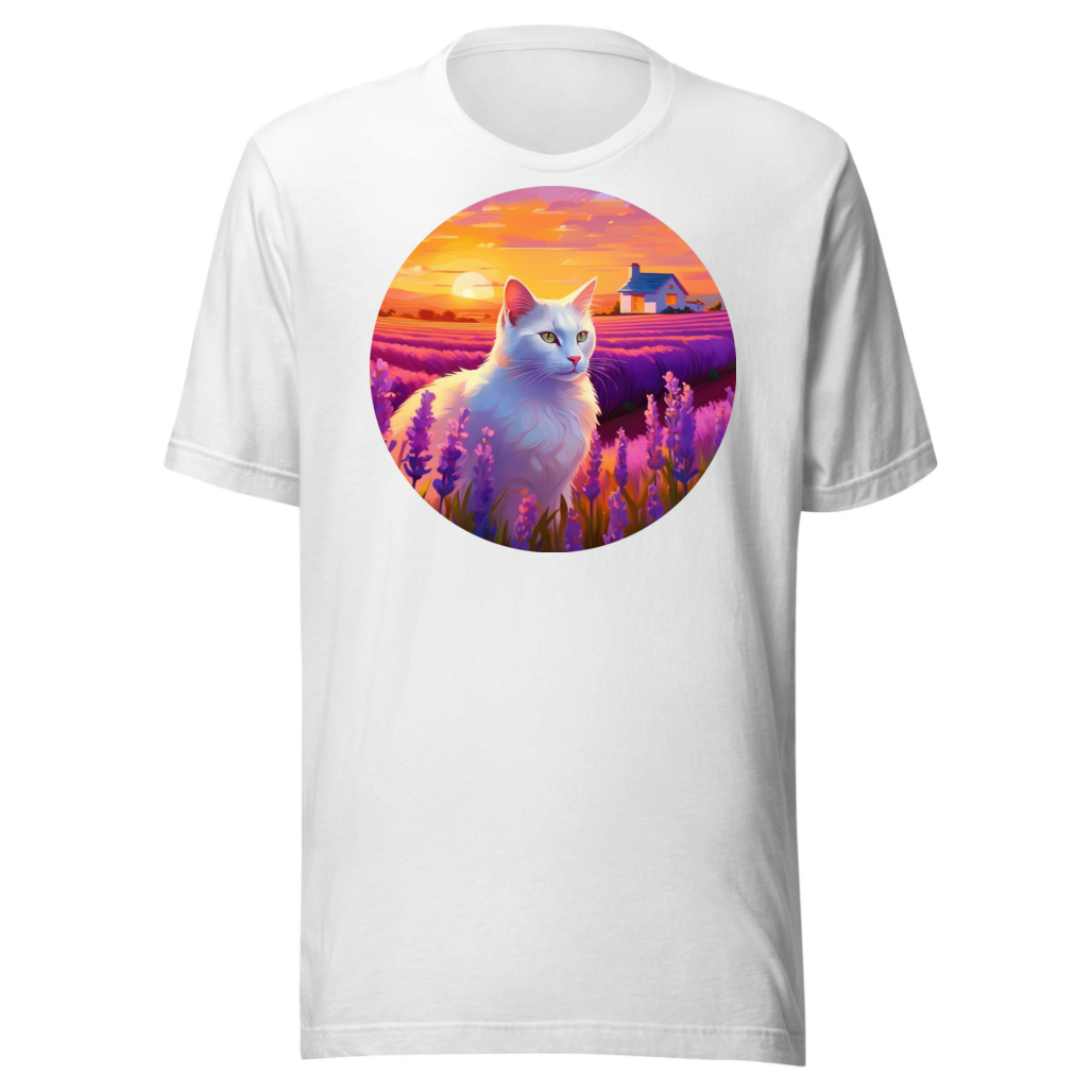 PugMug Custom White Companion Cat T-Shirt