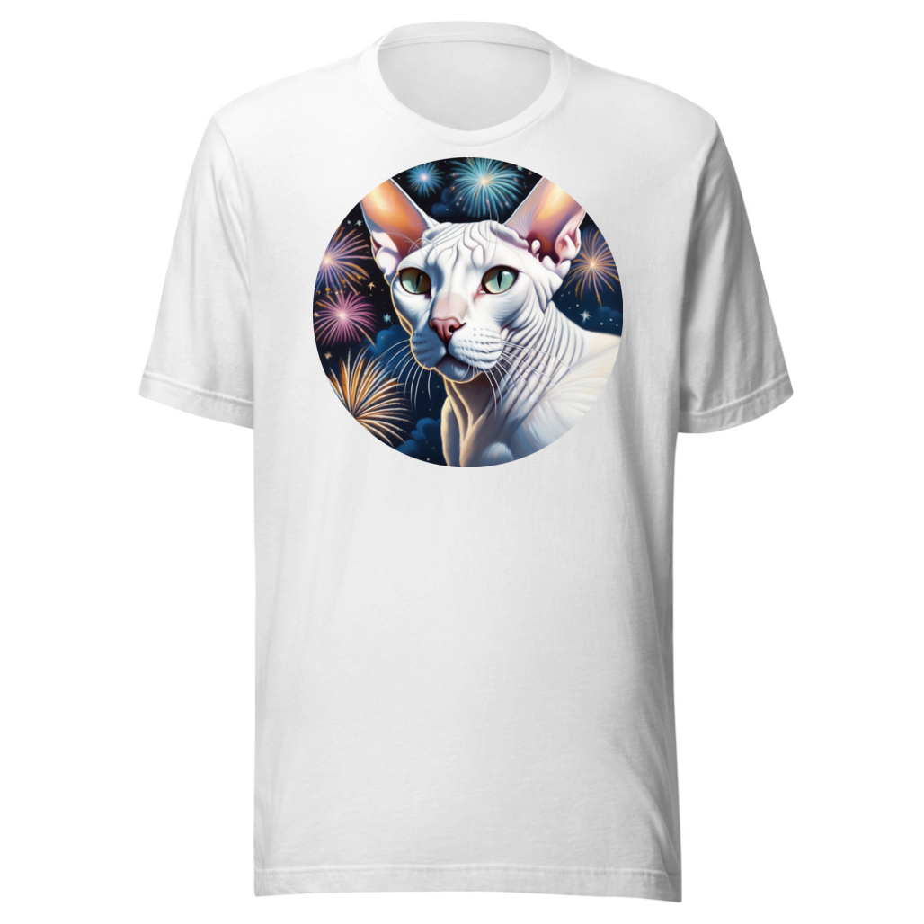 PugMug Custom White Sphynx Cat T-Shirt