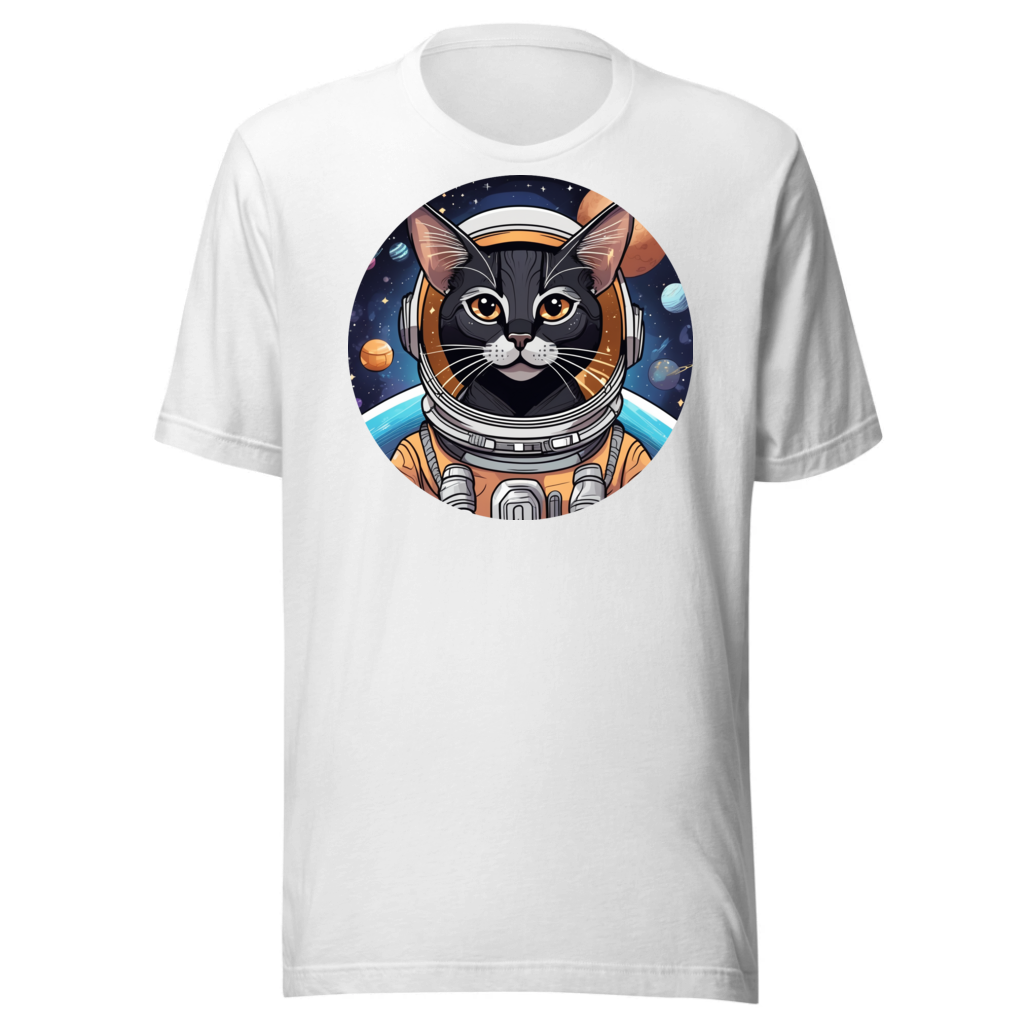 PugMug Custom Black Abyssinian Cat T-Shirt