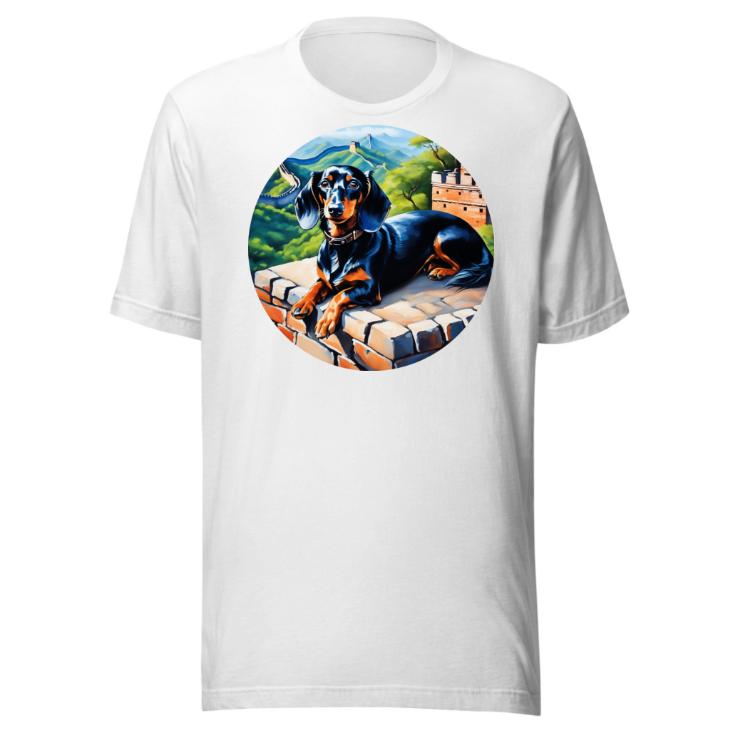 PugMug Custom Black Dachshund T-Shirt