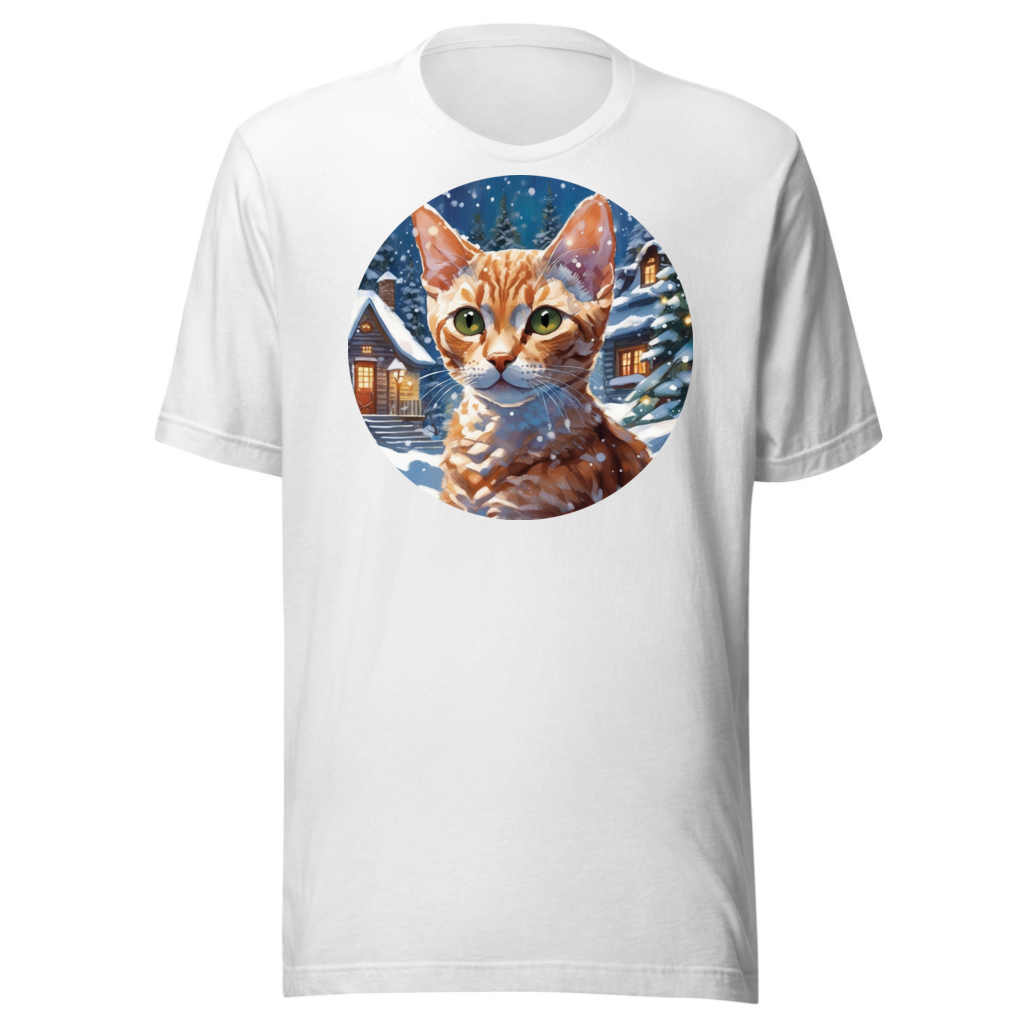 PugMug Custom Tabby Devon Rex Cat T-Shirt