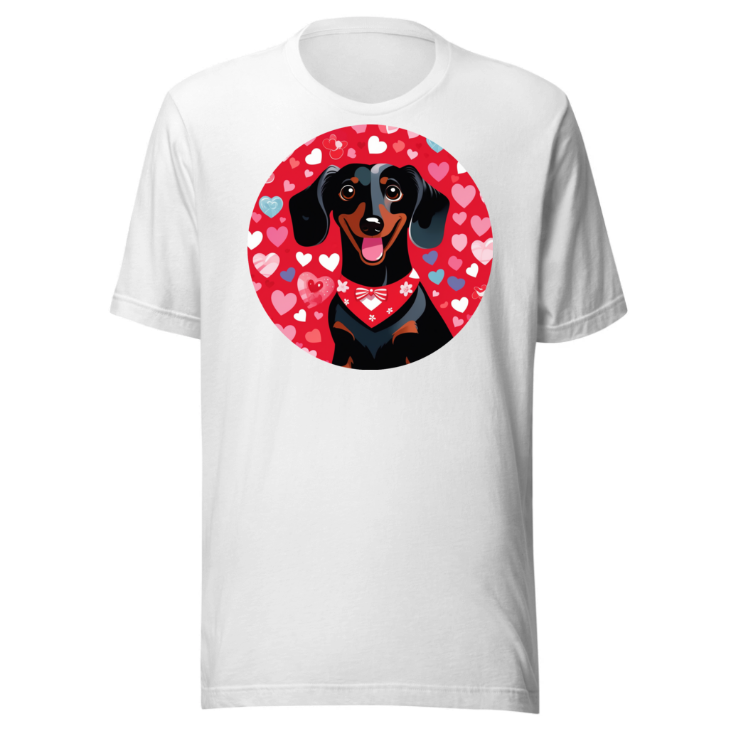 PugMug Custom Black Dachshund T-Shirt