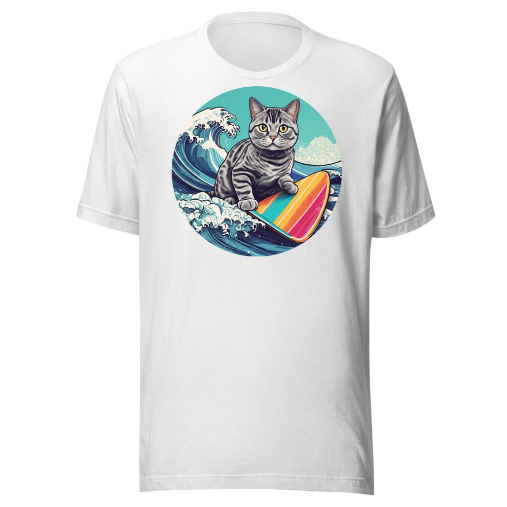 PugMug Custom Tabby British Shorthair Cat T-Shirt
