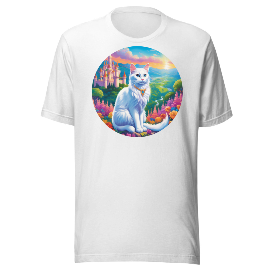 PugMug Custom White Companion Cat T-Shirt