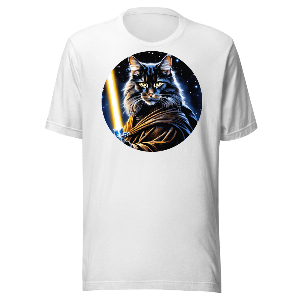 PugMug Custom Black Maine Coon Cat T-Shirt