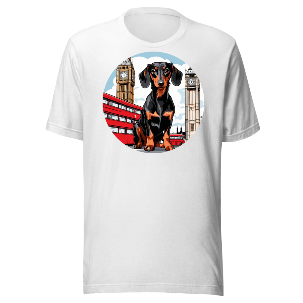 PugMug Custom Black Dachshund T-Shirt