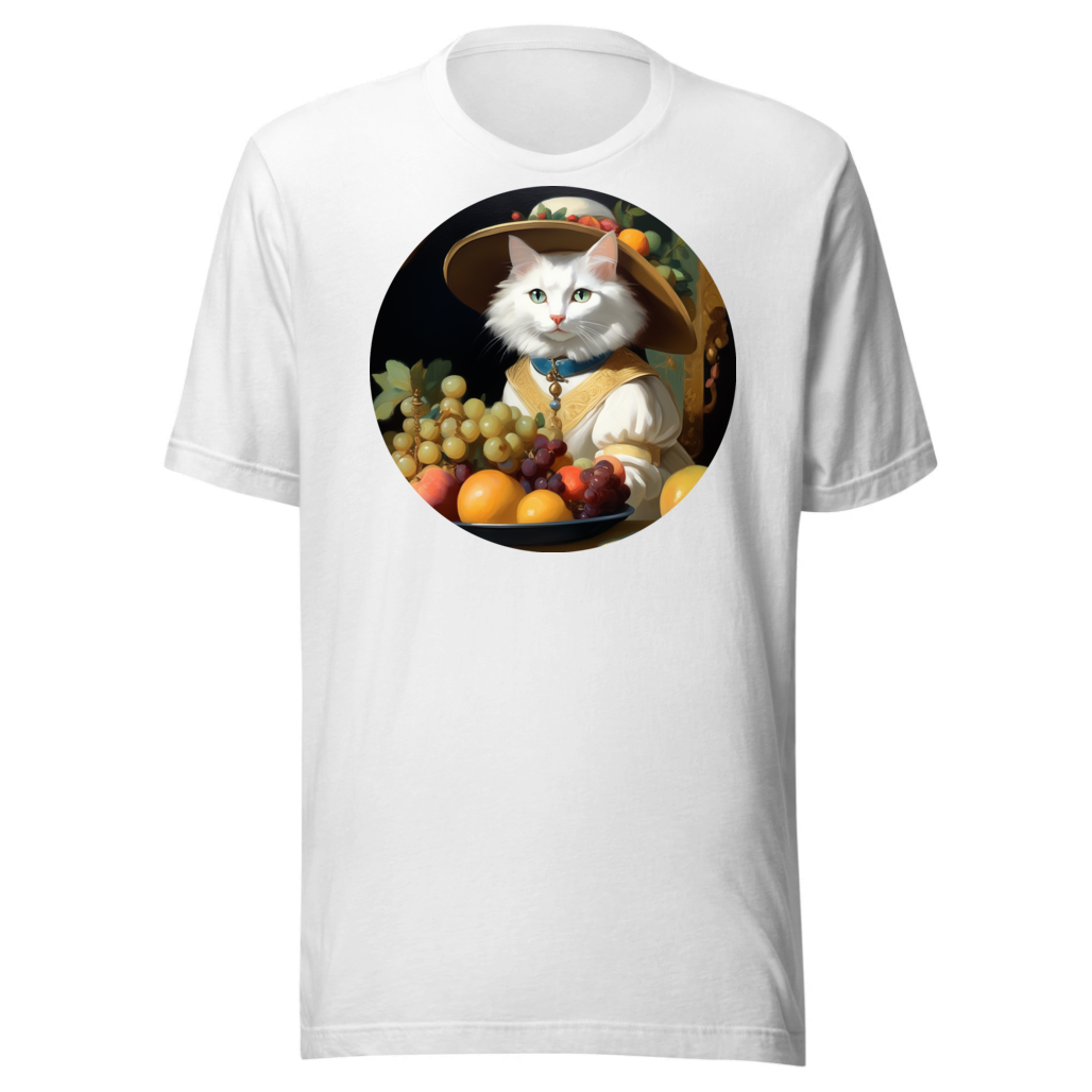 PugMug Custom White Companion Cat T-Shirt