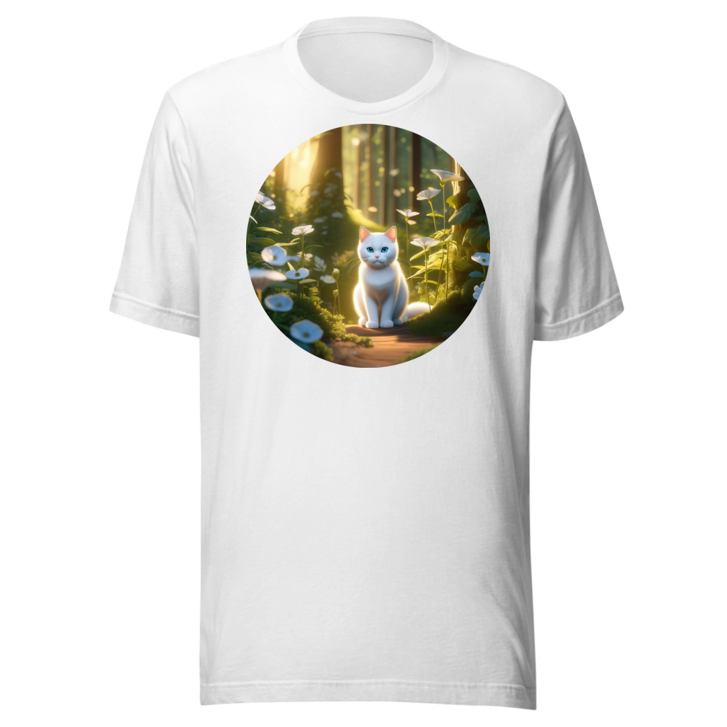 PugMug Custom White British Shorthair Cat T-Shirt