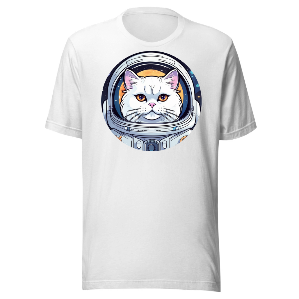 PugMug Custom White Persian Cat T-Shirt