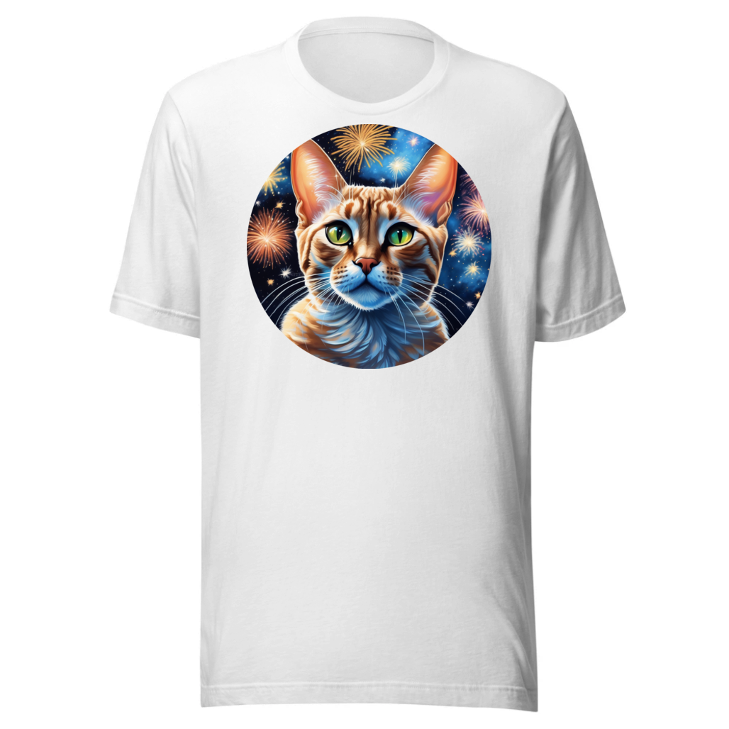 PugMug Custom Tabby Devon Rex Cat T-Shirt