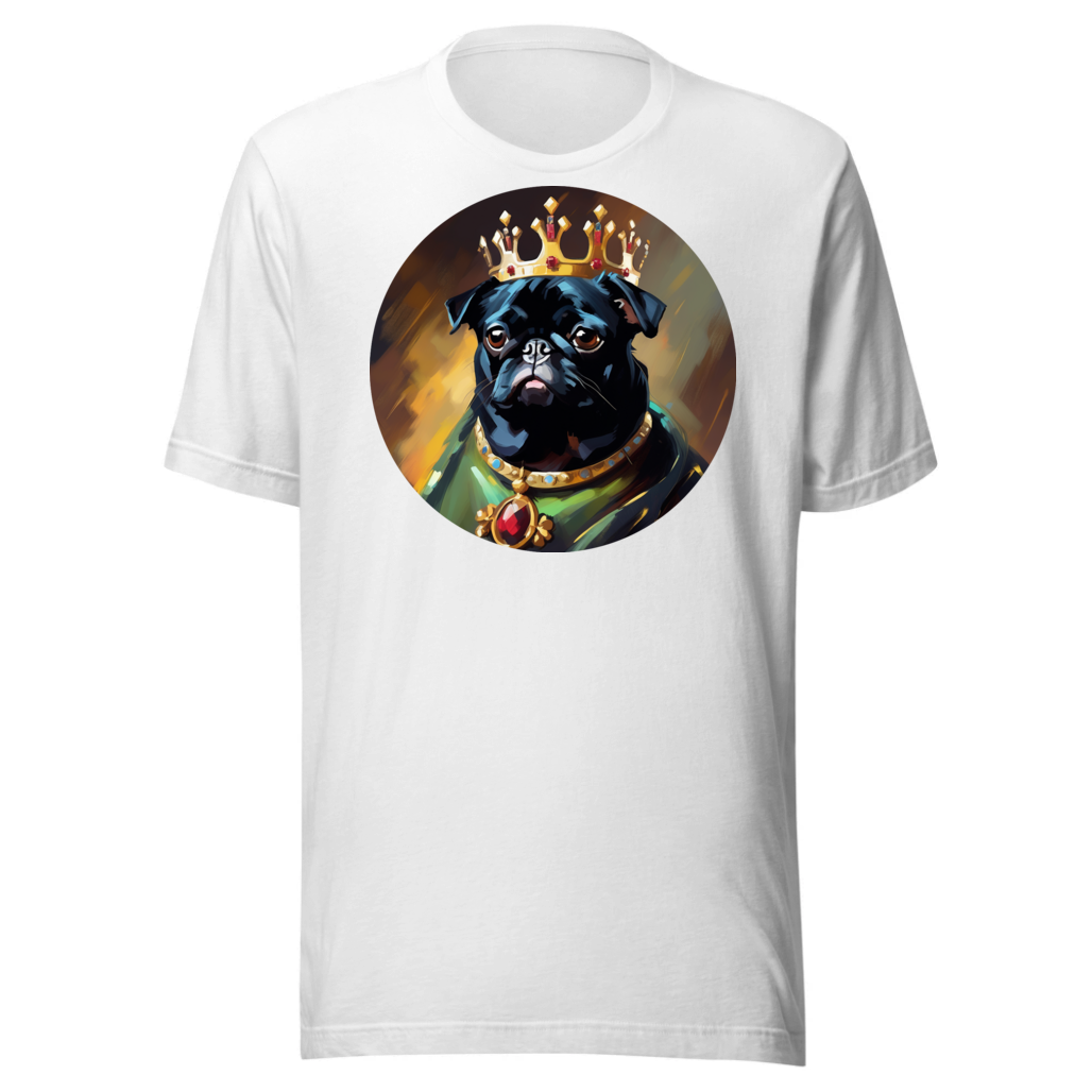 PugMug Custom Black Pug T-Shirt
