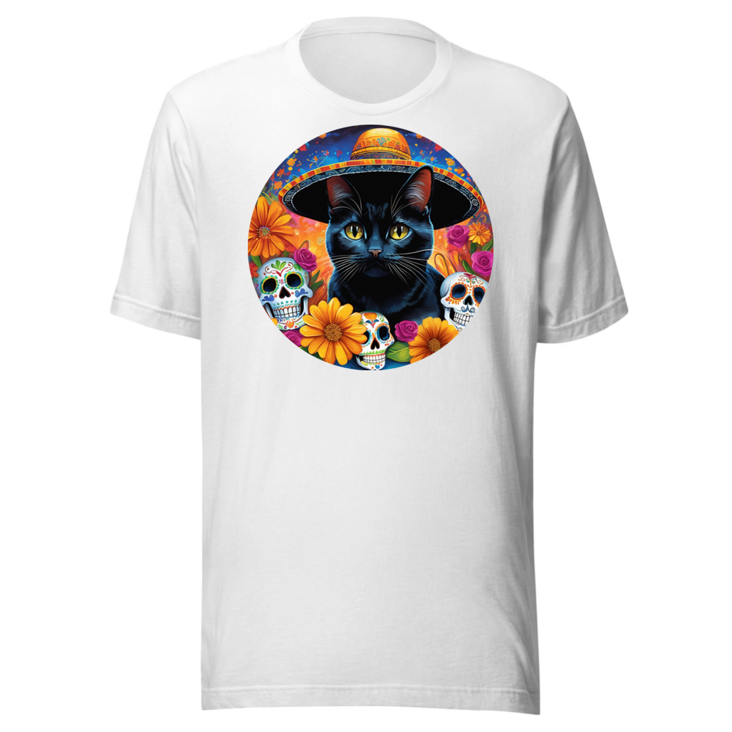 PugMug Custom Black British Shorthair Cat T-Shirt