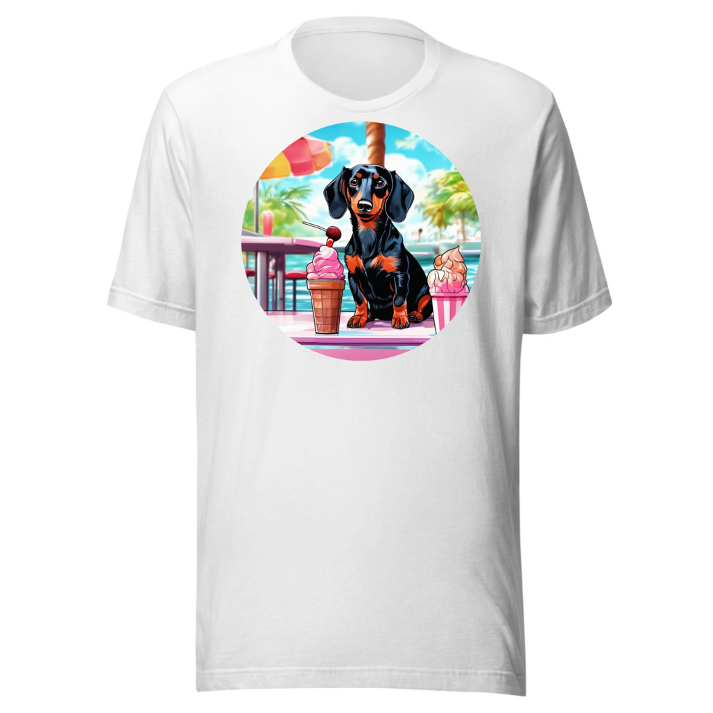 PugMug Custom Black Dachshund T-Shirt