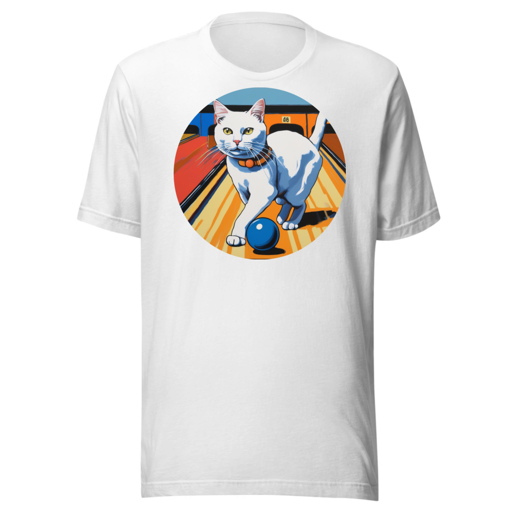 PugMug Custom White Companion Cat T-Shirt