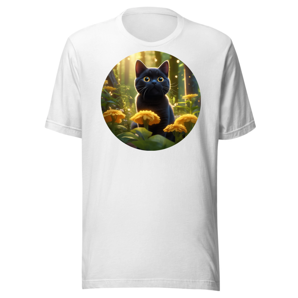 PugMug Custom Black British Shorthair Cat T-Shirt