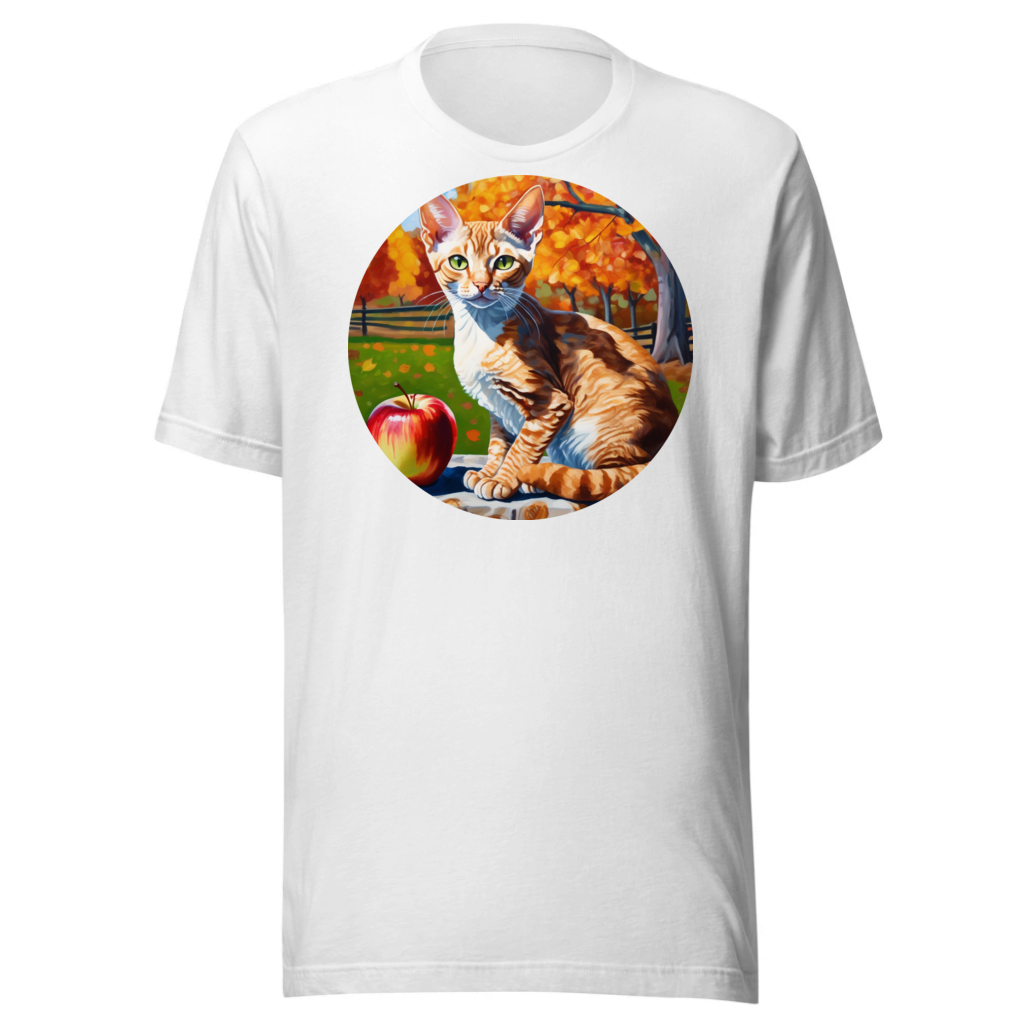 PugMug Custom Tabby Devon Rex Cat T-Shirt