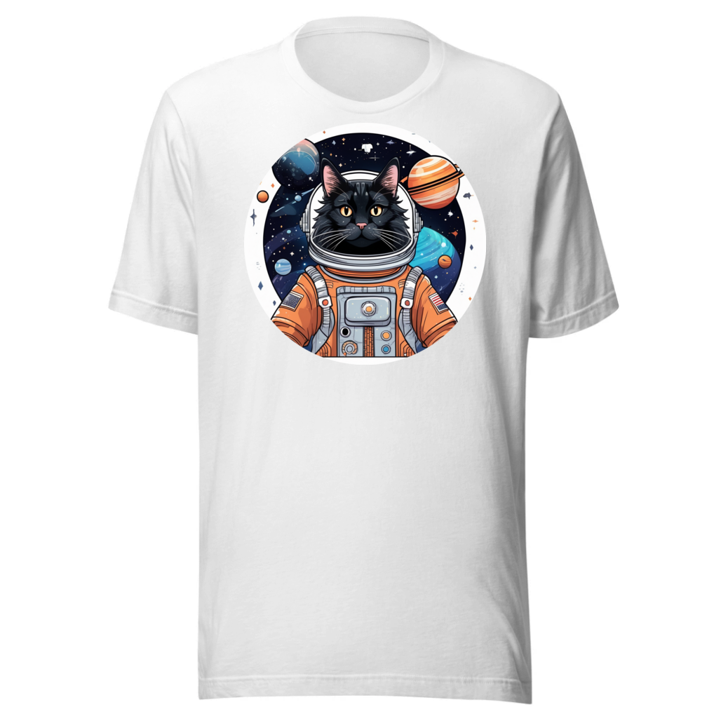 PugMug Custom Black Maine Coon Cat T-Shirt