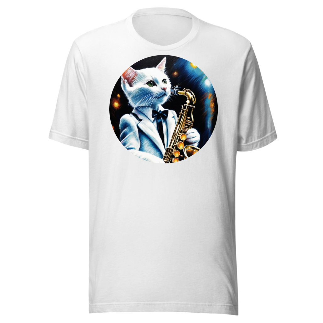 PugMug Custom White Companion Cat T-Shirt