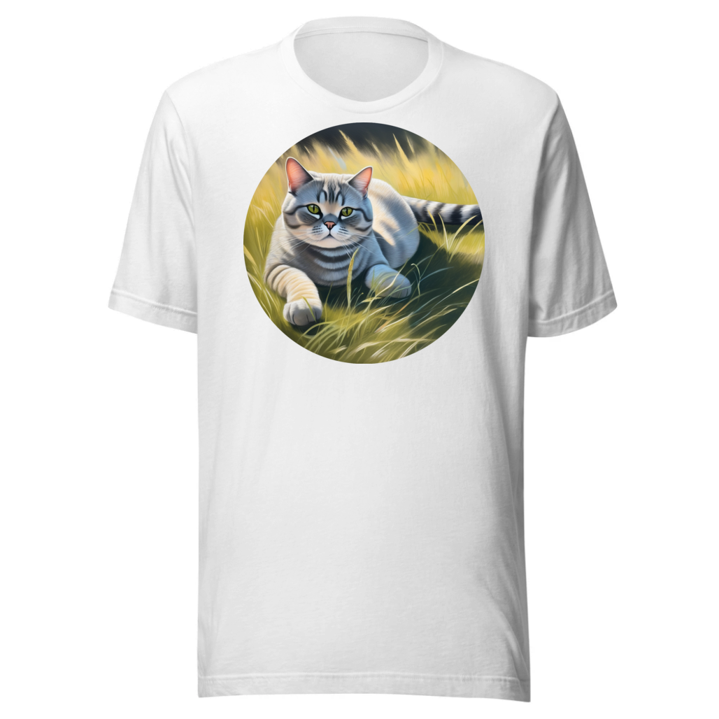 PugMug Custom Tabby British Shorthair Cat T-Shirt