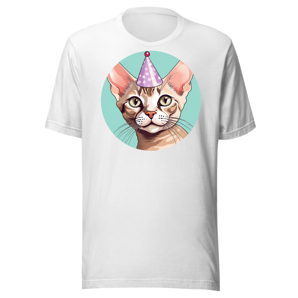 PugMug Custom Tabby Devon Rex Cat T-Shirt
