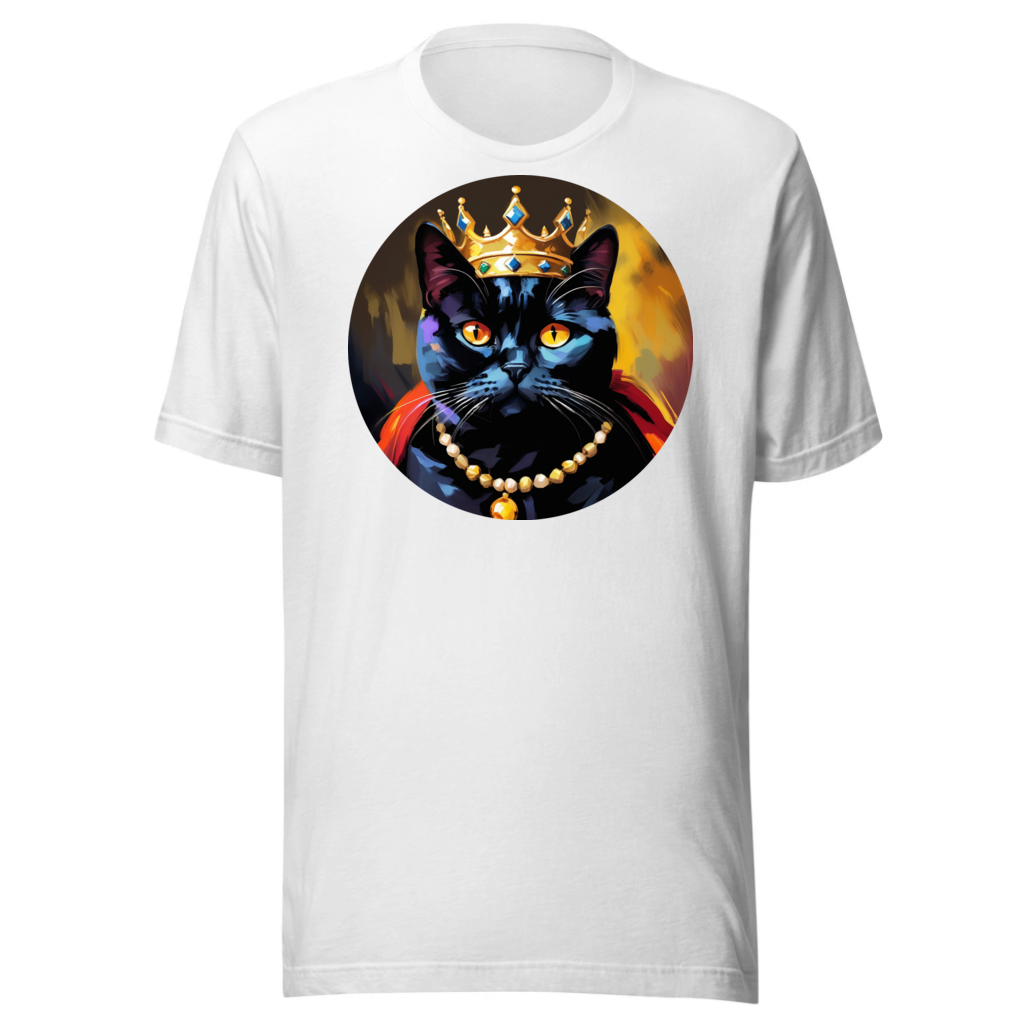 PugMug Custom Black British Shorthair Cat T-Shirt