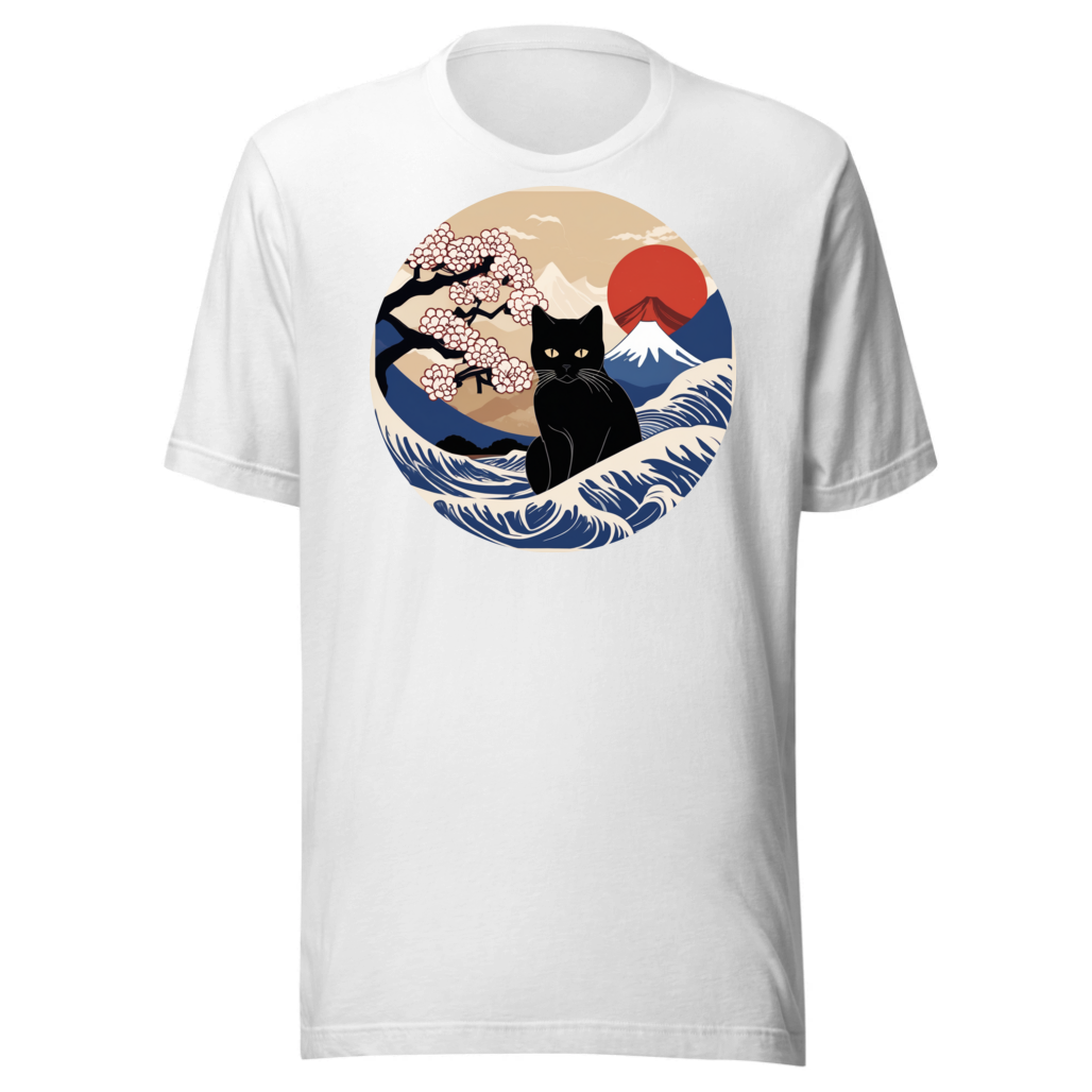 PugMug Custom Black British Shorthair Cat T-Shirt
