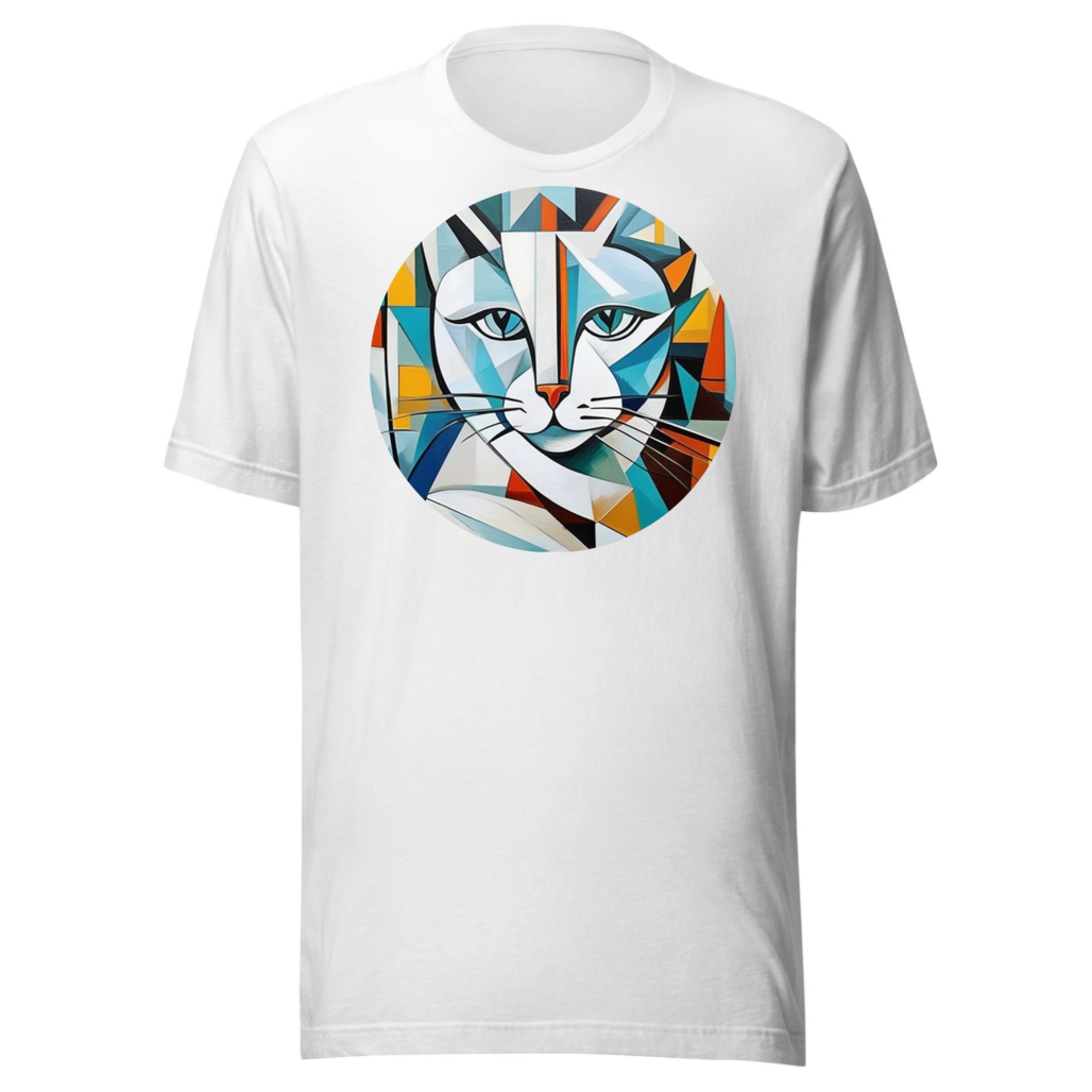 PugMug Custom White Companion Cat T-Shirt