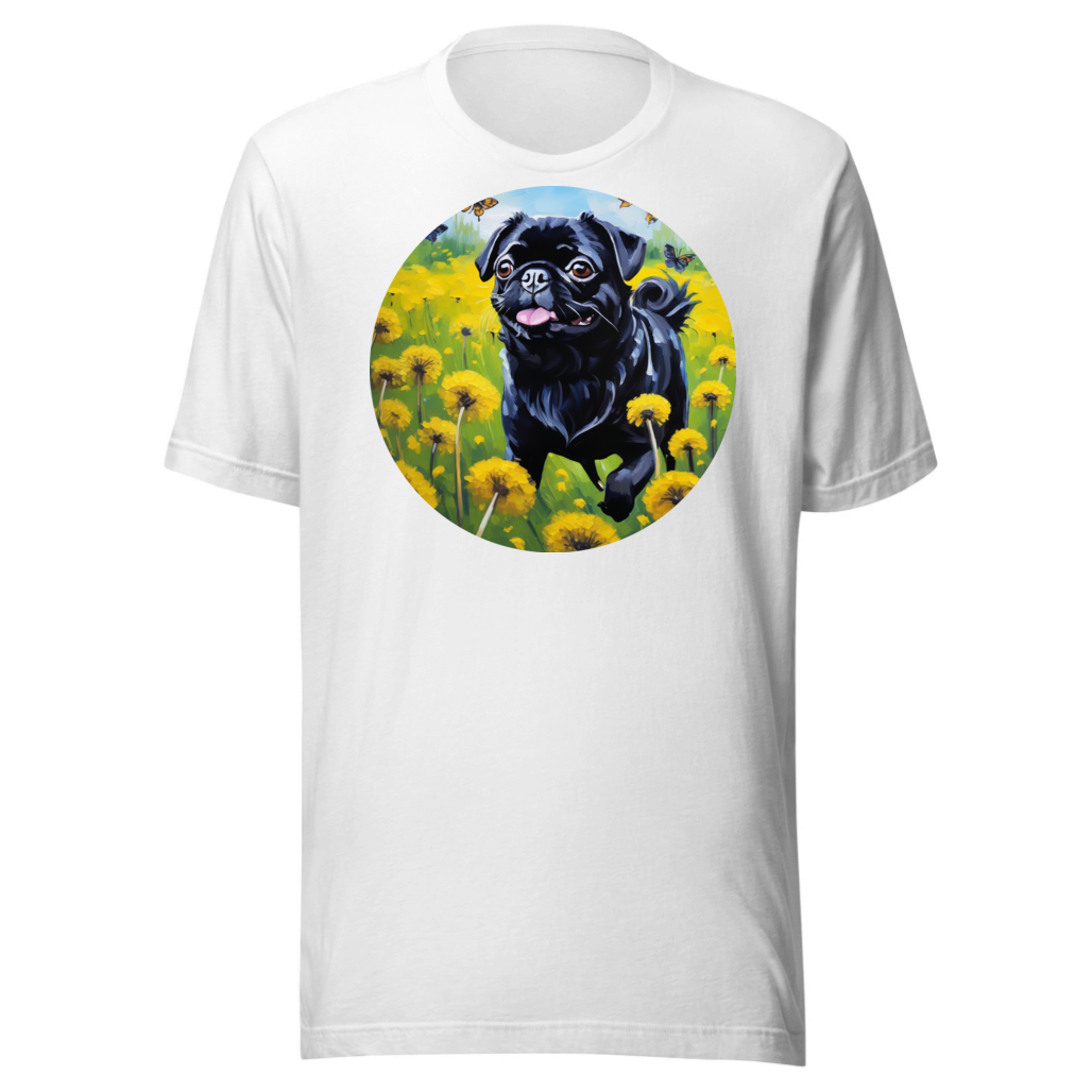 PugMug Custom Black Pug T-Shirt
