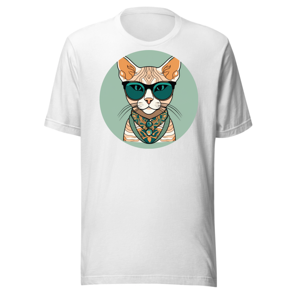 PugMug Custom Tabby Devon Rex Cat T-Shirt