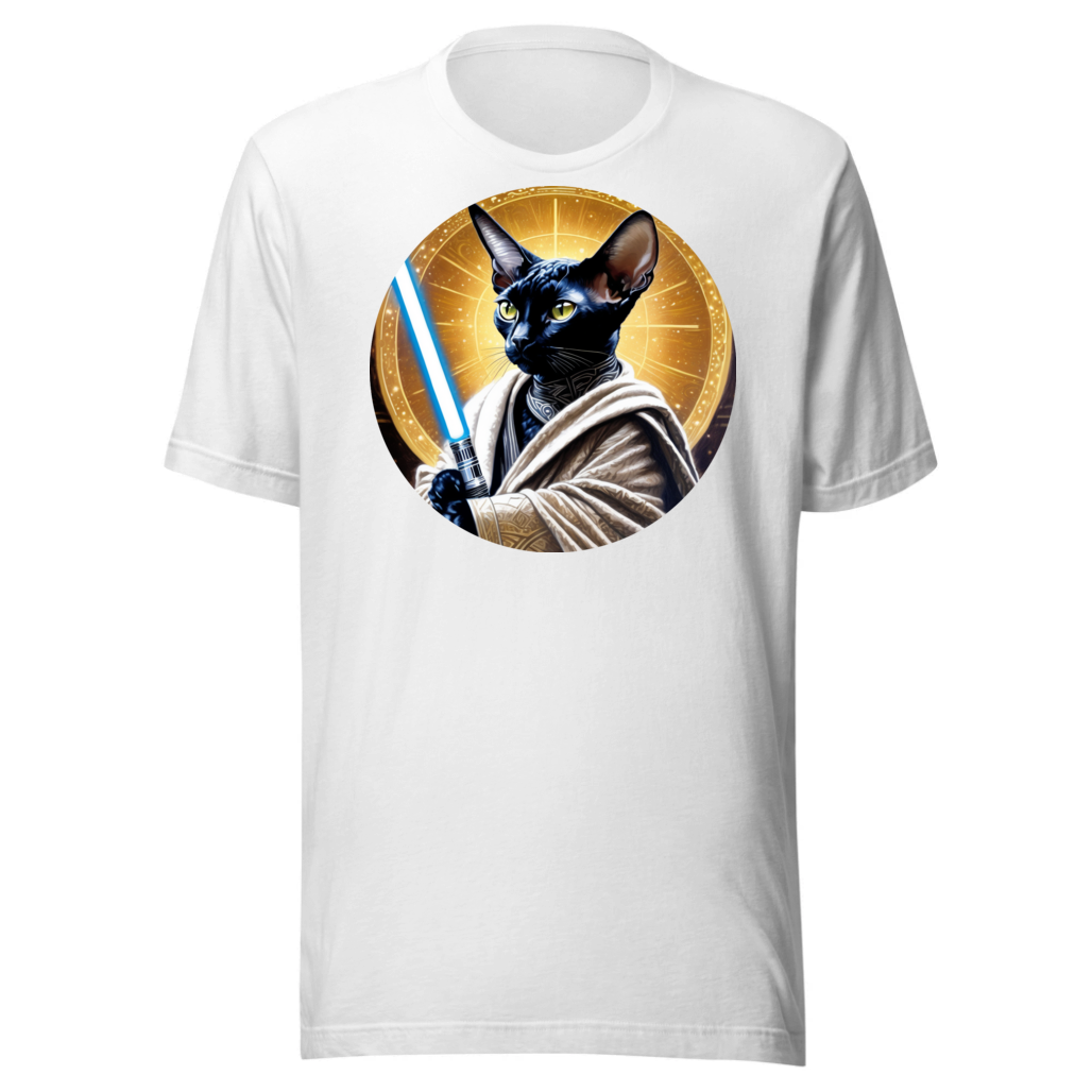 PugMug Custom Black Devon Rex Cat T-Shirt